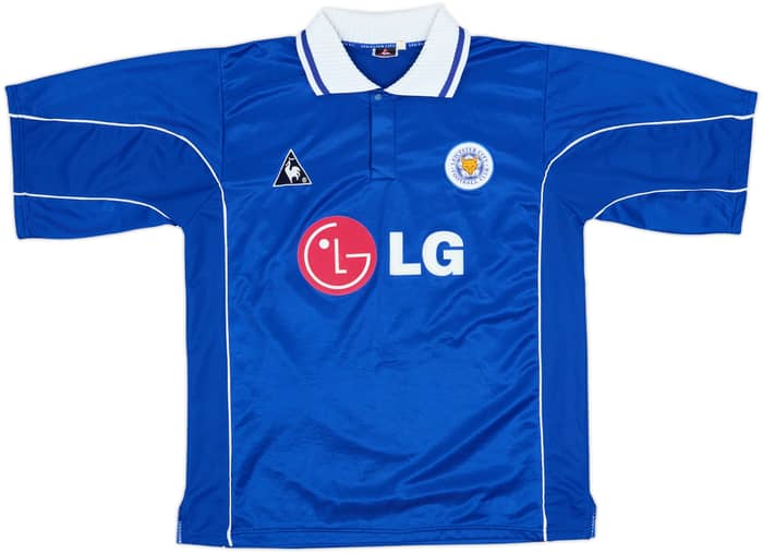 2001-02 Leicester Home Shirt Savage #8 - 9/10 - (L)