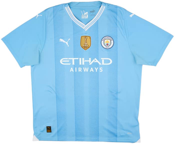 2023-24 Manchester City Home Shirt Haaland #9 - 10/10 - (XL)