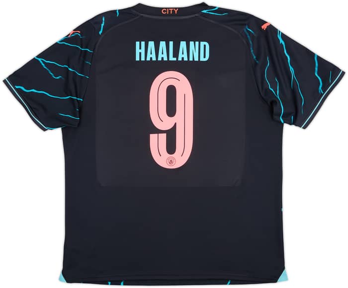 2023-24 Manchester City Third Shirt Haaland #9 - 6/10 - (XL)