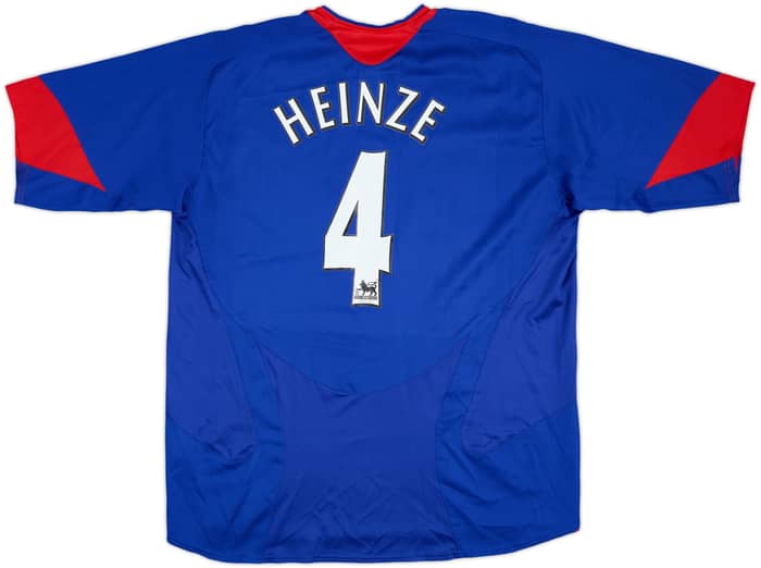 Camiseta de visitante del Manchester United 2005-06 Heinze #4 - 7/10 - (XL)