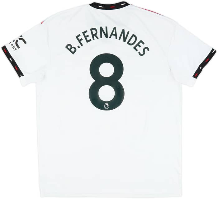 2022-23 Manchester United Away Shirt B.Fernandes #8 - 8/10 - (XL)