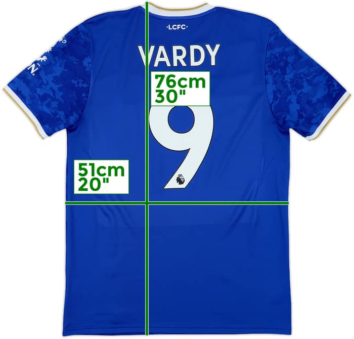 2021-22 Leicester Home Shirt Vardy #9 - 10/10 - (M)