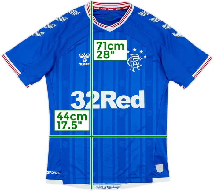 2019-20 Rangers Home Shirt - 8/10 - (S)