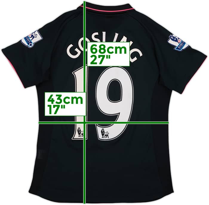 2009-10 Everton Away Shirt Gosling #19 - 8/10 - (Women's M)