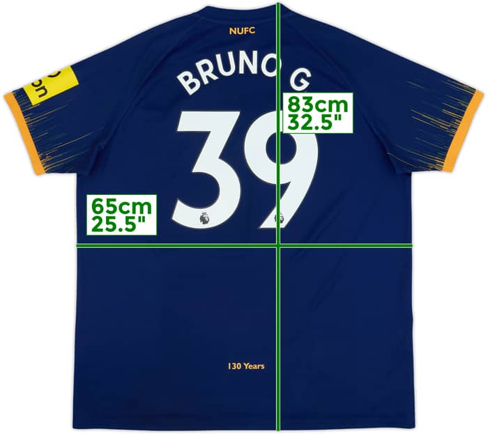 2022-23 Newcastle Away Shirt Bruno G. #39 - 9/10 - (3XL)