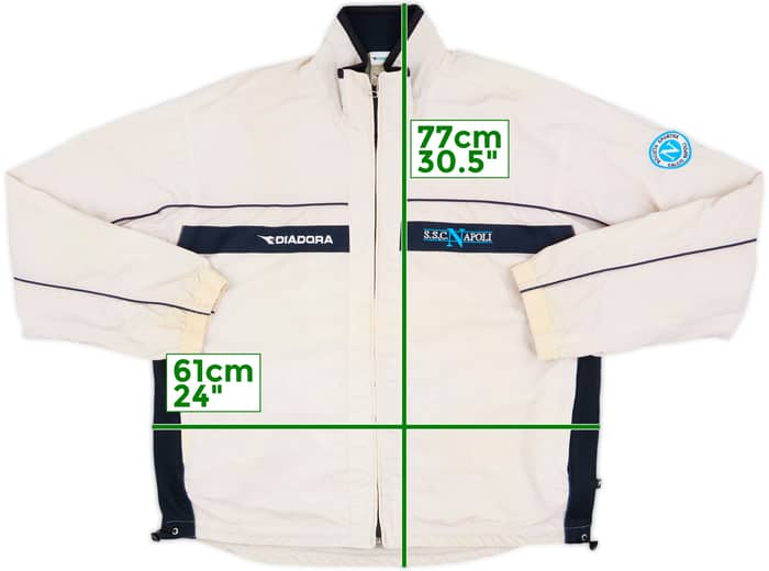 2000-01 Napoli Diadora Track Jacket - 6/10 - (XXL)