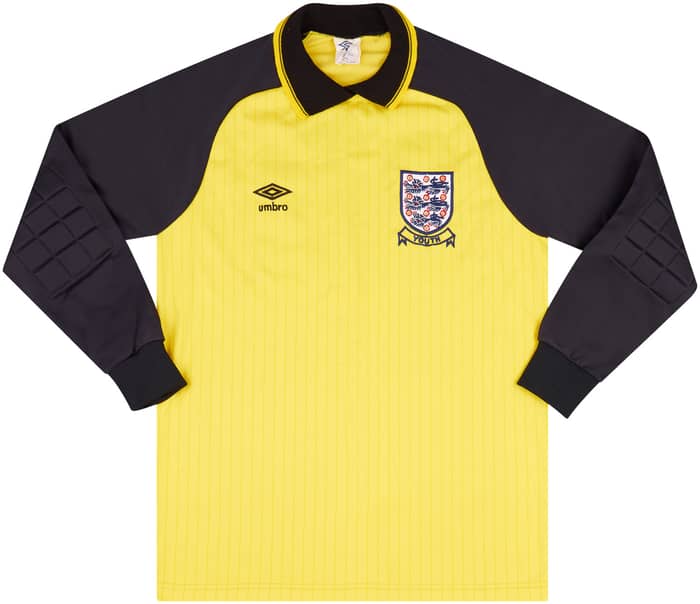 1984-85 England U-18 Match Issue GK Shirt #13 (Digby)
