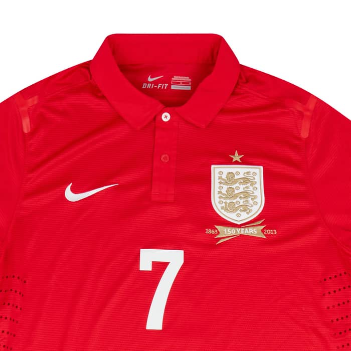 2013-14 England U-21 Match Issue '150th Anniversary' Away Shirt Ince #7
