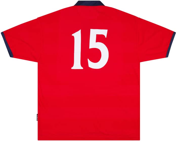 1999-01 England Match Issue Away Shirt #15 (Butt)