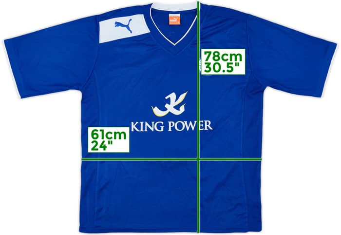 2012-13 Leicester Home Shirt Morgan #5 - 5/10 - (XXL)