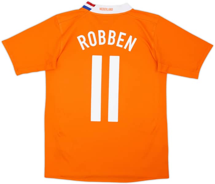 2008-10 Netherlands Home Shirt Robben #11 - 8/10 - (XL.Boys)