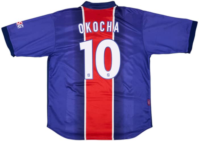 1998-99 Paris Saint-Germain Home Shirt Okocha #10 - 7/10 - (XL)