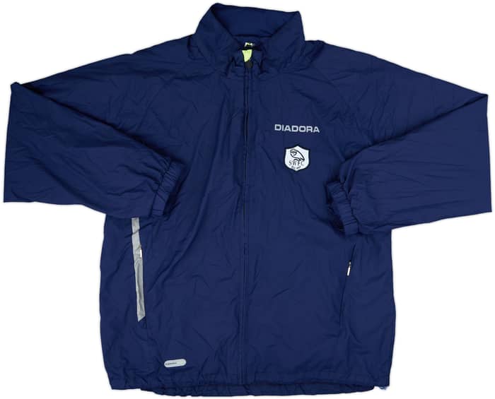 2004-05 Sheffield Wednesday Diadora Hooded Rain Jacket - 8/10 - (M)