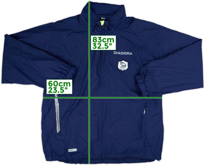 2004-05 Sheffield Wednesday Diadora Hooded Rain Jacket - 8/10 - (M)