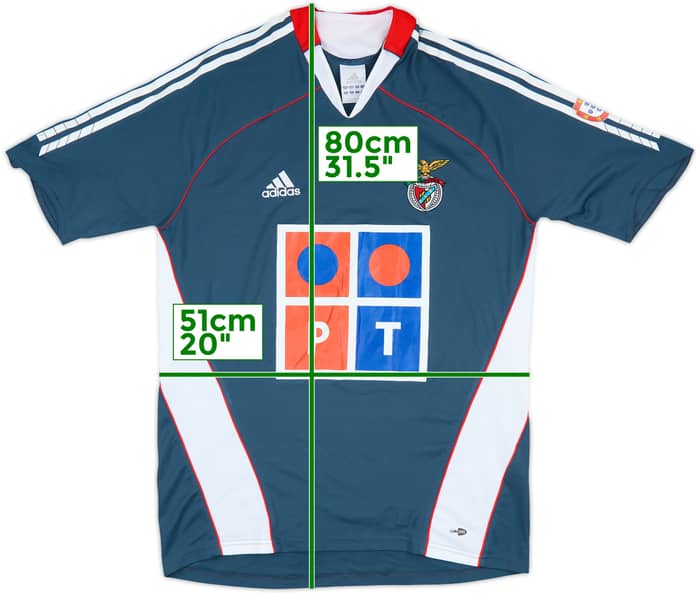 2005-06 Benfica Away Shirt - 7/10 - (M)