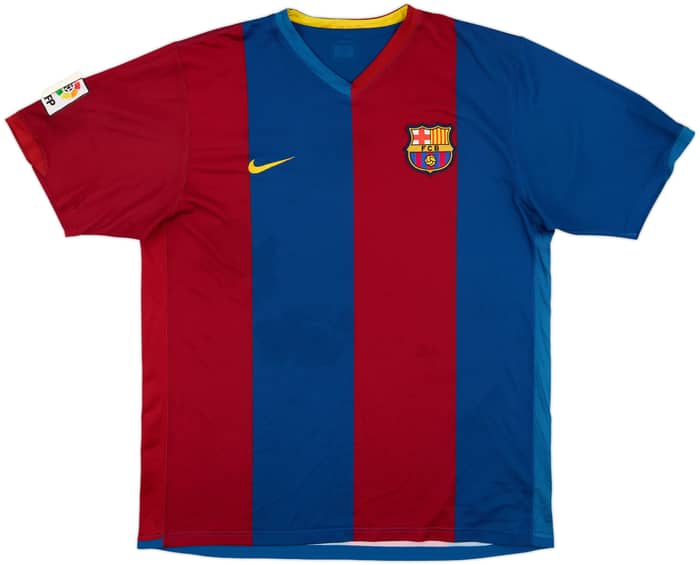 2006-07 Barcelona Home Shirt Messi #19 - 6/10 - (M)