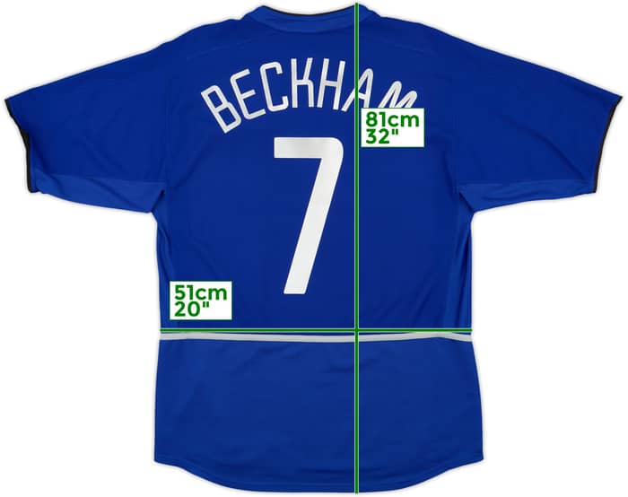 2002-03 Manchester United Third Shirt Beckham #7 - 5/10 - (M)