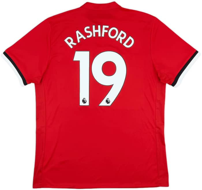 2017-18 Manchester United Home Shirt Rashford #19 - 6/10 - (L)