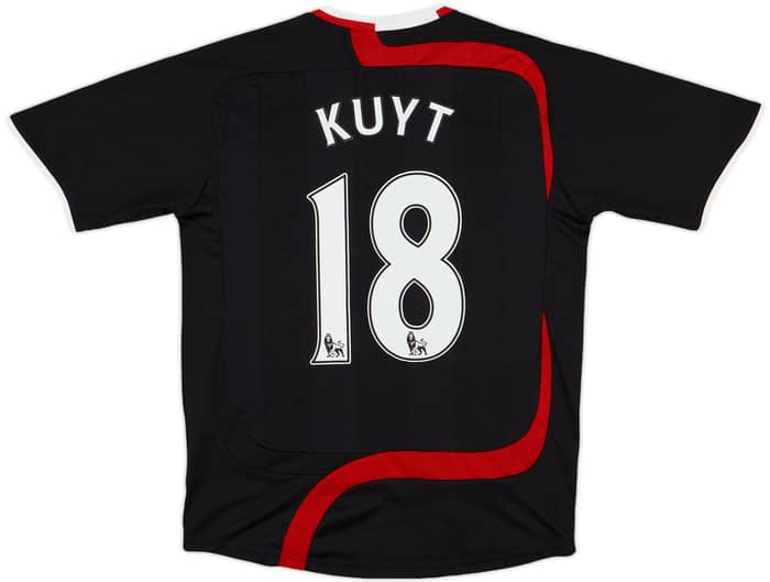 2007-08 Liverpool Third Shirt Kuyt #18 - 8/10 - (L.Boys)