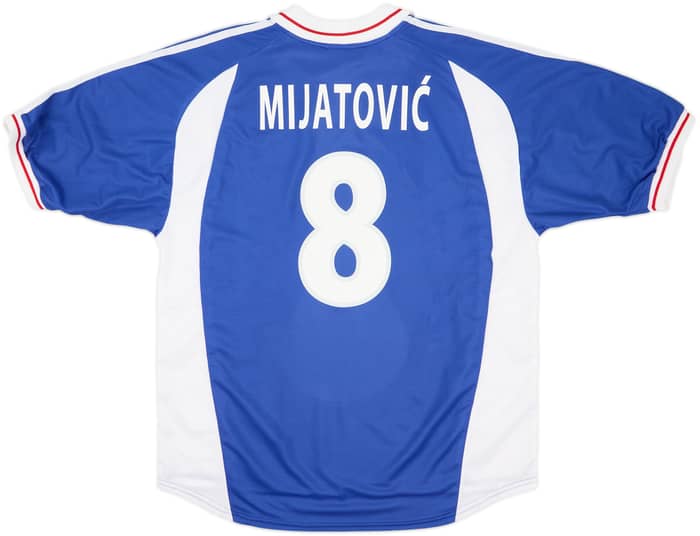 2000-01 Yugoslavia Home Shirt Mijatovic #8 (XXL)