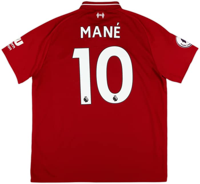 2018-19 Liverpool Home Shirt Mane #10 - 8/10 - (L)
