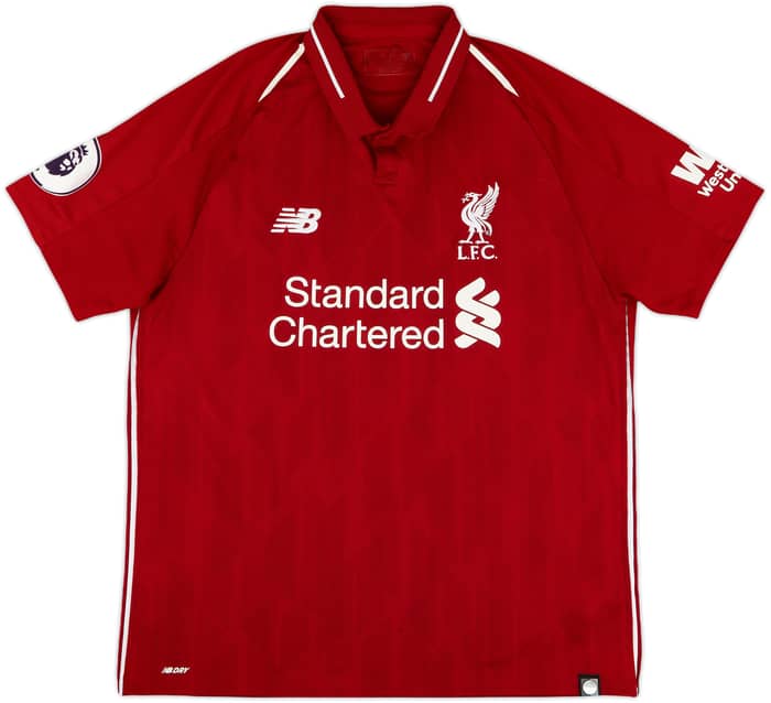 2018-19 Liverpool Home Shirt Mane #10 - 8/10 - (L)