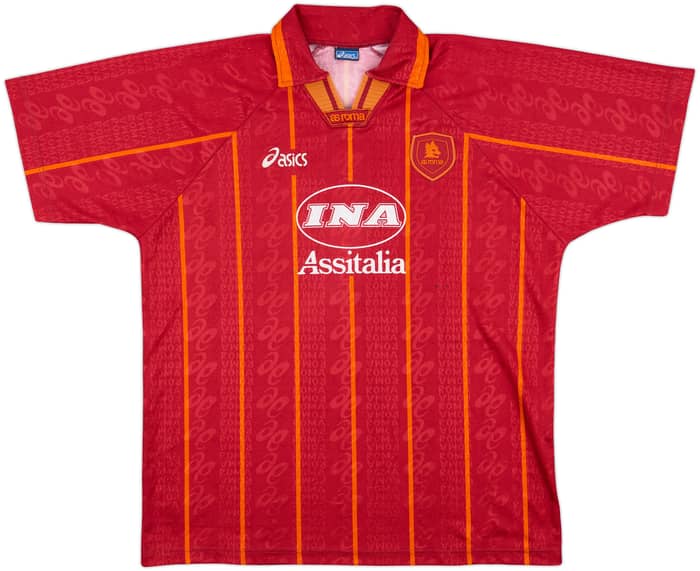 1996-97 Roma Home Shirt #9 - 7/10 - (XL)