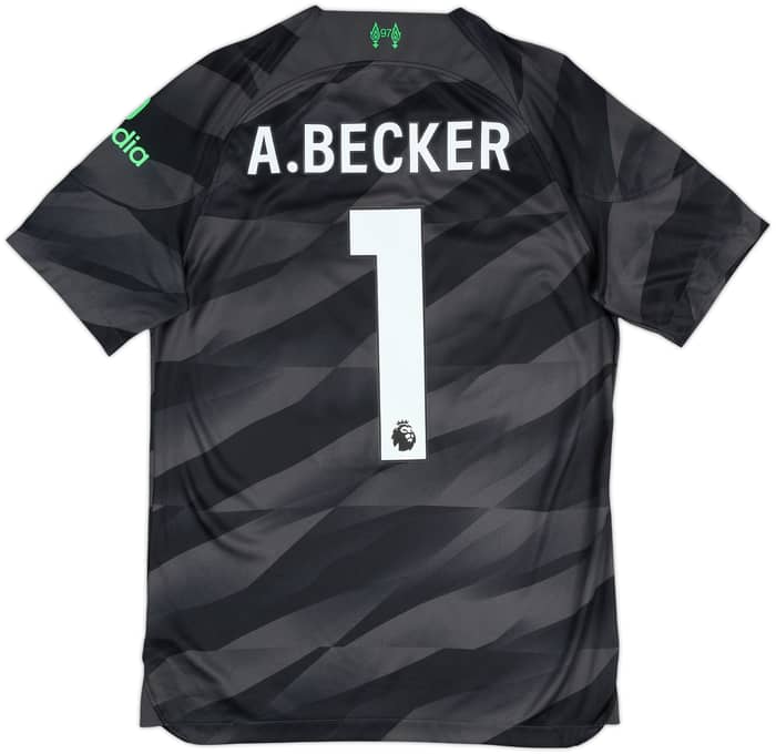 2023-24 Liverpool GK Shirt A.Becker #1 - 8/10 - (S)