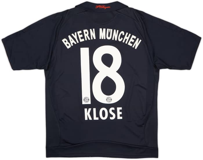 Camiseta de visitante del Bayern Munich 2008-09 Klose #18 - 8/10 - (L. Niños)