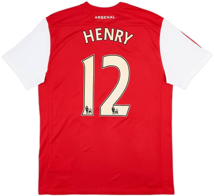 2011-12 Arsenal Home Shirt Henry #12 - 8/10 - (L)