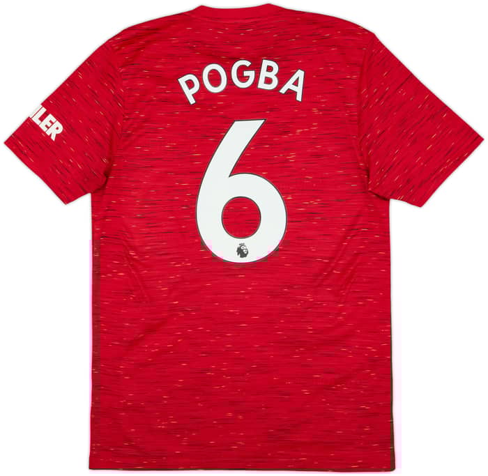 2020-21 Manchester United Home Shirt Pogba #6 - 8/10 - (M)