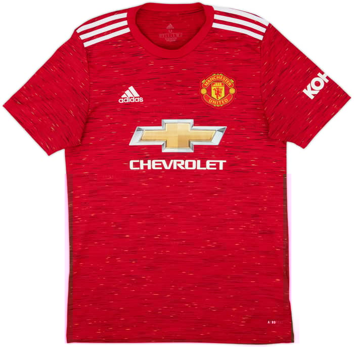 2020-21 Manchester United Home Shirt Pogba #6 - 8/10 - (M)