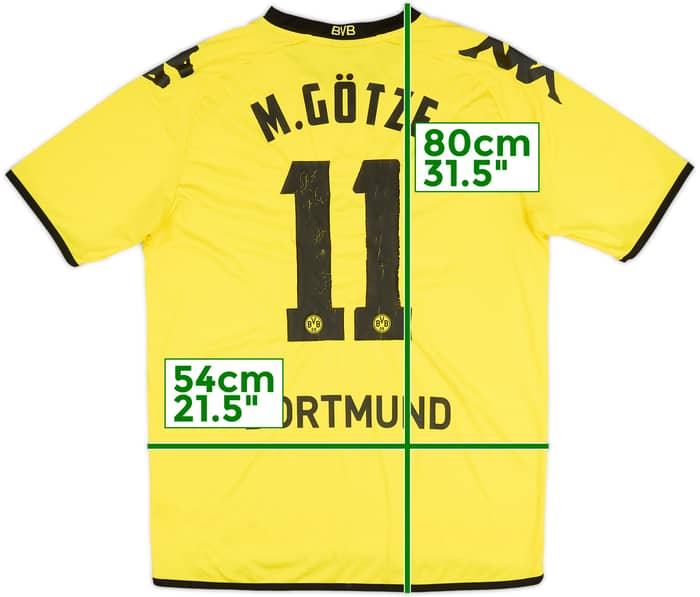 2011-12 Borussia Dortmund European Home Shirt M.Gotze #11 - 6/10 - (L)