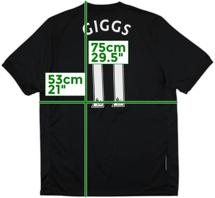Camiseta de visitante del Manchester United 2009-10 Giggs #11 - 8/10 - (M)