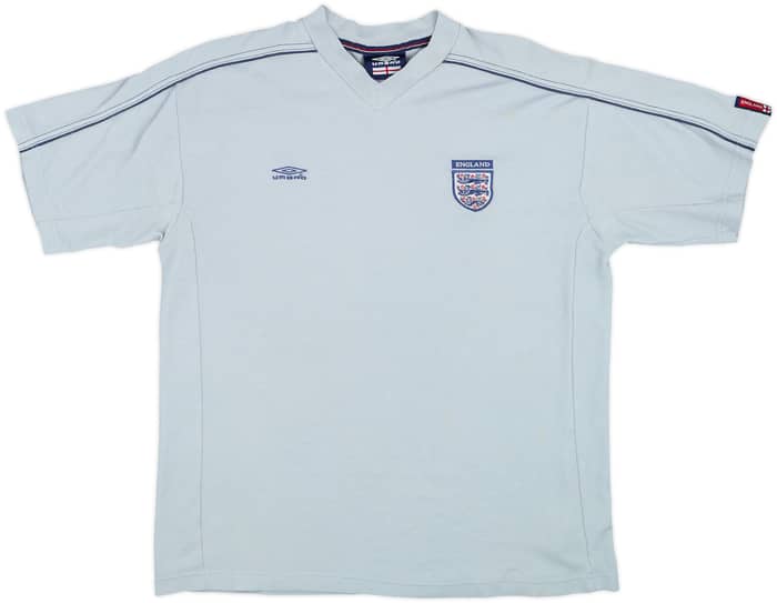 Camiseta de Algodón Umbro de Inglaterra 2002-04 - 7/10 - (L)