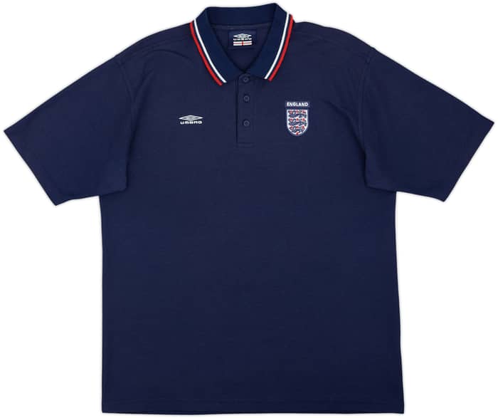 2002-04 England Umbro Polo Shirt - 8/10 - (XL)