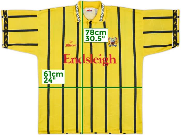1993-95 Burnley Away Shirt - 6/10 - (XL)