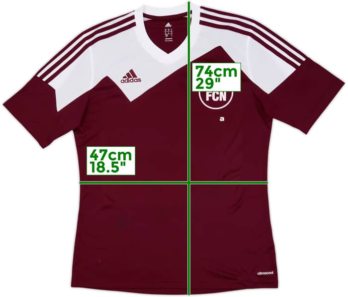Camiseta adidas de entrenamiento firmada del Nurnberg 2013-14 - 5/10 - (M)
