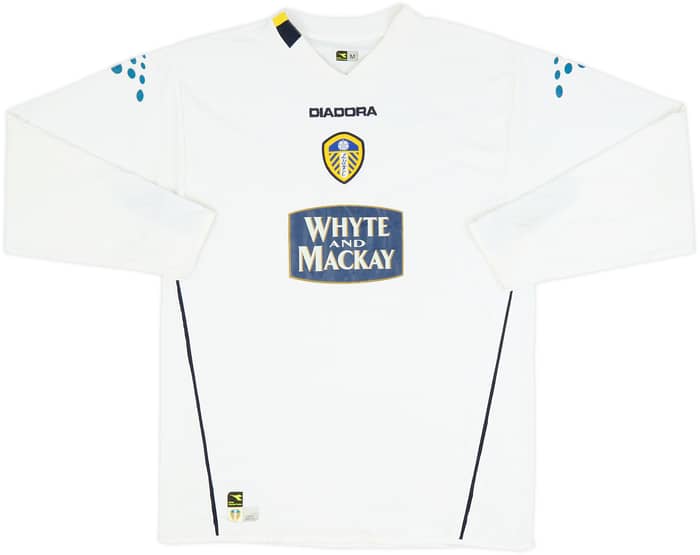 2004-05 Leeds United Local Manga Larga Camiseta - 7/10 - (M)
