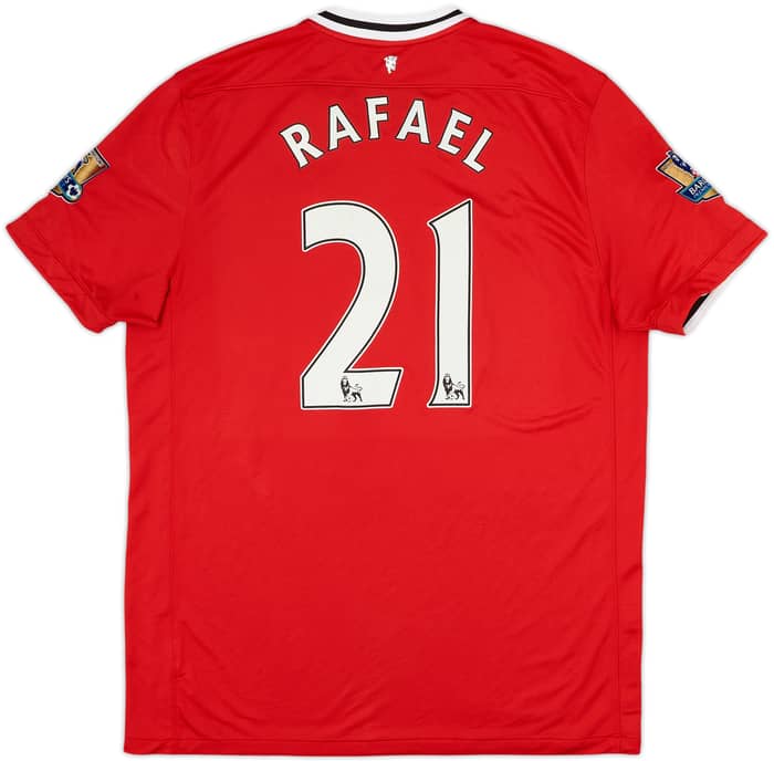 2011-12 Manchester United Home Shirt Rafael #21 - 6/10 - (XL)