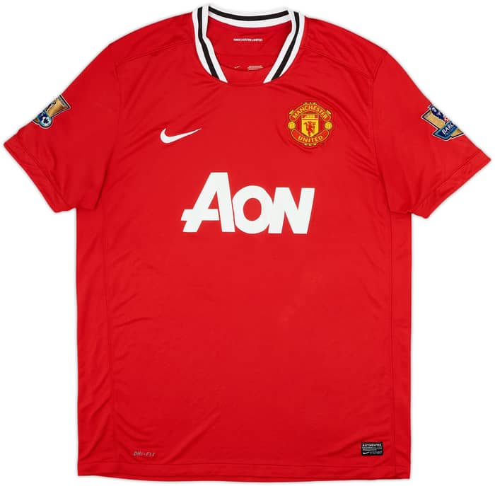 2011-12 Manchester United Home Shirt Rafael #21 - 6/10 - (XL)