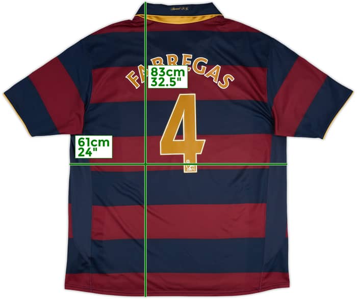 2007-08 Arsenal Third Shirt Fabregas #4 - 6/10 - (XL)