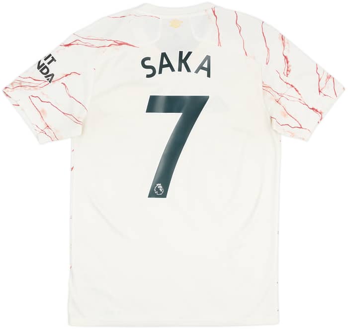 2020-21 Arsenal Away Shirt Saka #7 - 7/10 - (S)