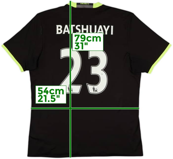 2016-17 Chelsea Away Shirt Batshuayi #23 - 5/10 - (L)