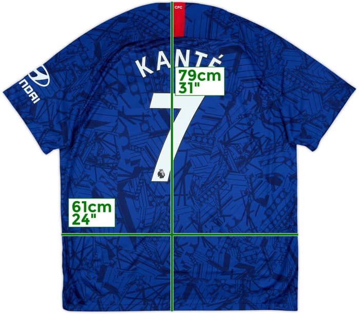 2019-20 Chelsea Home Shirt Kante #7 - 8/10 - (XXL)