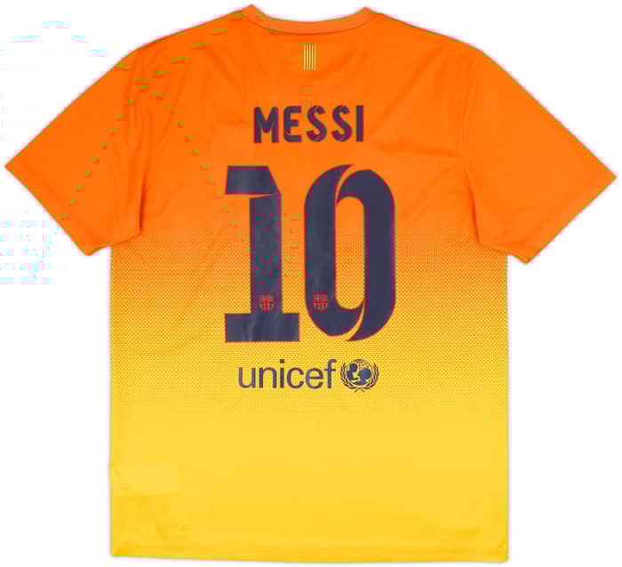 2012-13 Barcelona Basic Away Shirt Messi #10 - 7/10 - (L)