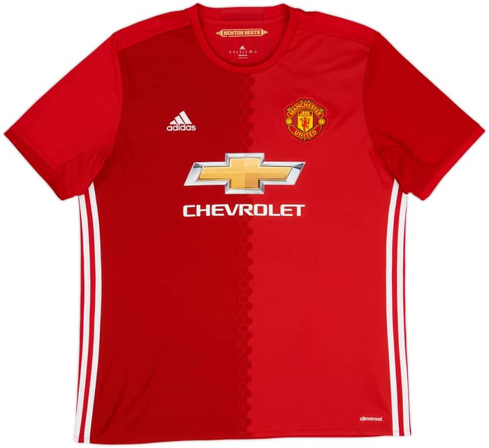 2016-17 Manchester United Home Shirt Ibrahimovic #9 - 8/10 - (XL)