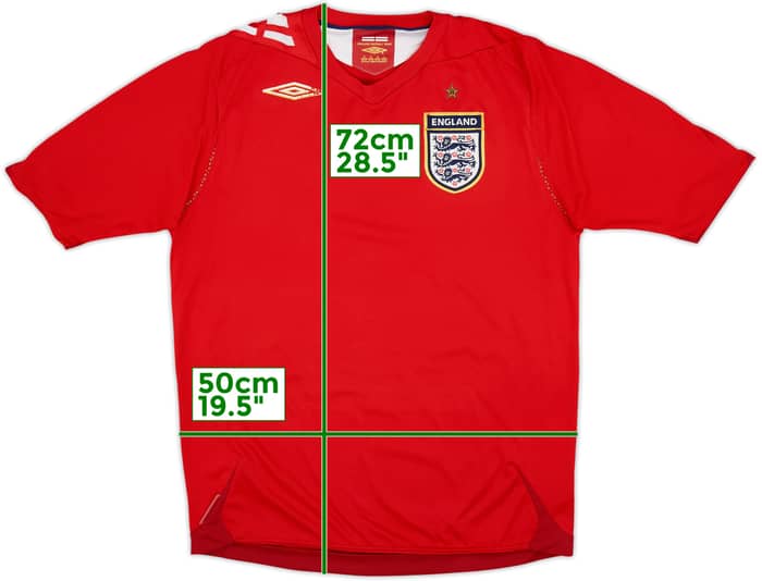 2006-08 England Away Shirt - 5/10 - (M)