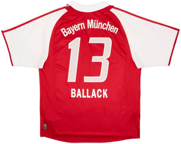 2003-04 Bayern Munich Home Shirt Ballack #13 - 6/10 - (L)