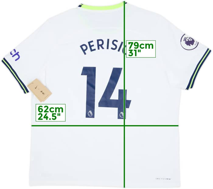 Camiseta auténtica de local del Tottenham 2022-23 Perisic #14 (XXL)